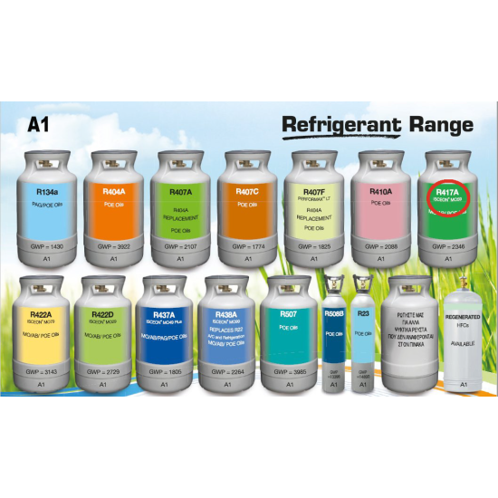 Refrigerant R417, (kg) Refrigerant-R417