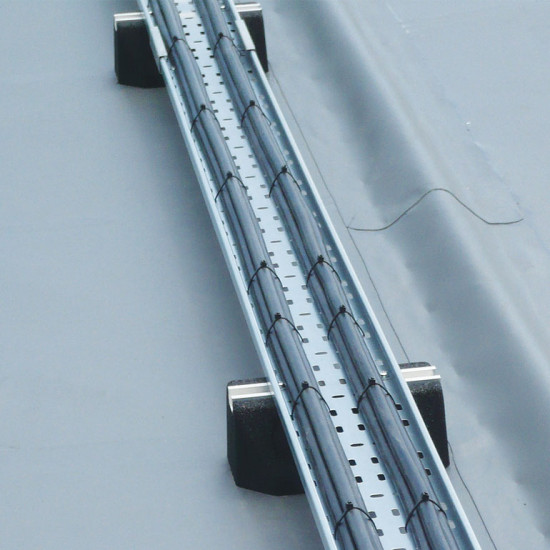 Fastening system floor FIX-IT-FOOT 400mm, with channel "medium"