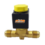 MAGNETIC VALVE 1/4",FLARE,220V  "ACRTOOLS"