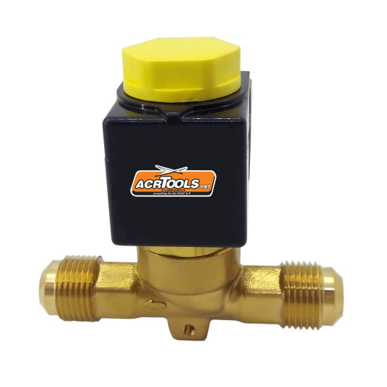 MAGNETIC VALVE 1/4",FLARE,220V "ACRTOOLS" MAGNETIC VALVE 1/4",FLARE,220V "ACRTOOLS"