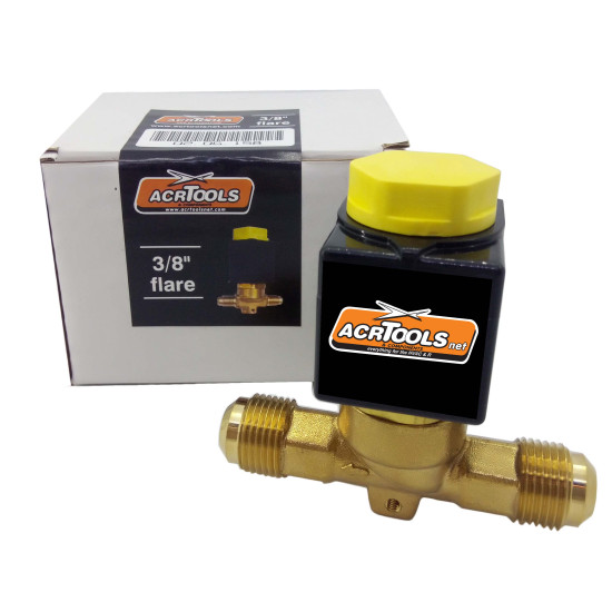 MAGNETIC VALVE 3/8", FLARE, 220V "ACRTOOLS" MAGNETIC VALVE 3/8", FLARE, 220V "ACRTOOLS"