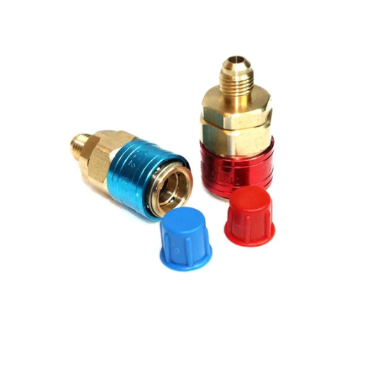 QC-12 Low Side Quick Coupler single package brass r134a refrigerant quick coupler for air conditioner ACRTOOLS QC-12 Low Side Quick Coupler single package brass r134a refrigerant quick coupler for air conditioner ACRTOOLS