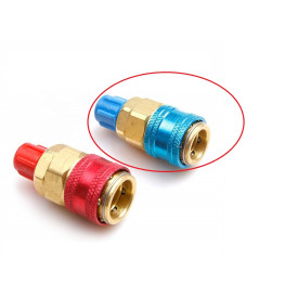 QC-12 Low Side Quick Coupler single package brass r134a refrigerant quick coupler for air conditioner ACRTOOLS