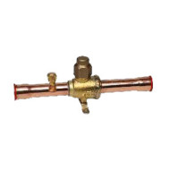 Ball Valve 1/4" BALL VALVE w.acc.port DABVSV-02S,45bar, SAFE A&T "DryAll"