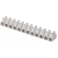 Terminal block x12 1.5-6mm,6Amm white