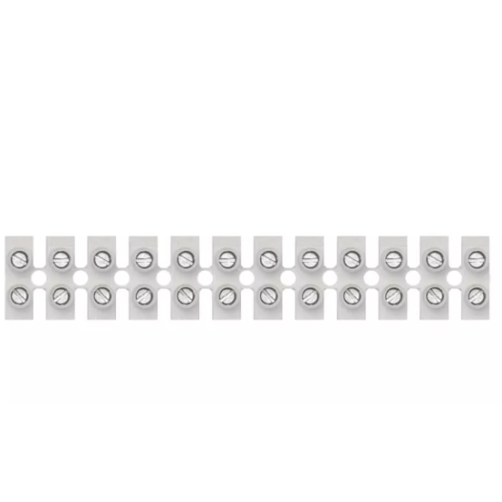 Terminal block x12 1.5-4mm,5Amm white Terminal block x12 1.5-4mm,5Amm white
