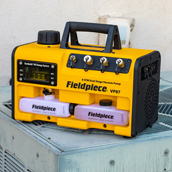 ΑΝΤΛΙΑ ΚΕΝΟΥ VP833EU, 8CFM, (225lt/min), 3/4Hp, 15mic, 230/110VAC DC Inverter, ATEX (A3), FIELDPIECE
