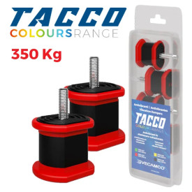 ΑΝΤΙΚΡΑΔΑΣΜΙΚΑ TACCO-ΚΟΚΚΙΝΑ (σετ x 4τμχ) 350kg Vecamco