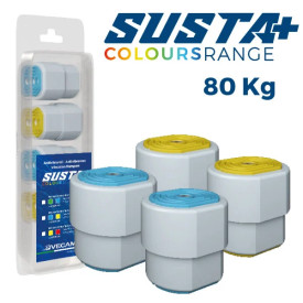 ΑΝΤΙΚΡΑΔΑΣΜΙΚΑ SUSTA+ ΜΠΛΕ / ΚΙΤΡΙΝΟ (σετ x 4τμχ) 80kg Vecamco