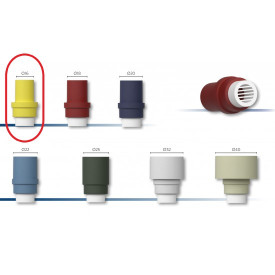 OUTDOOR ANTI-INSECT END CONNECTOR YELLOW Vecamco