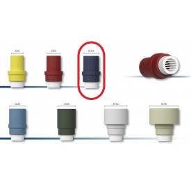 OUTDOOR ANTI-INSECT END CONNECTOR BLUE Vecamco 