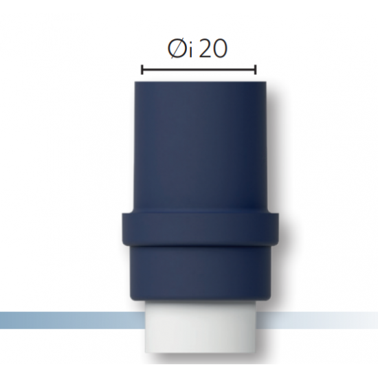 OUTDOOR-ANTI-INSECT-END-CONNECTOR-BLUE-Vecamco 