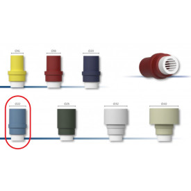 OUTDOOR ANTI-INSECT END CONNECTOR LIGHT BLUE Vecamco