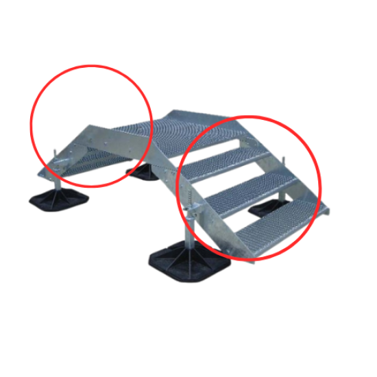 2 Σκαλιά / step over section, weld assembly, BBJ
