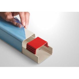 Artiplastic duct, 110x75mm - 2m - White