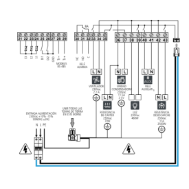 ΗΛΕΚΤΡΙΚΟΣ ΠΙΝΑΚΑΣ ΕΛΕΓΧΟΥ & ΚΑΤΑΓΡΑΦΗ ΓΙΑ 2HP  ΑΚΟ-15640 220V,PROPLUS AKO