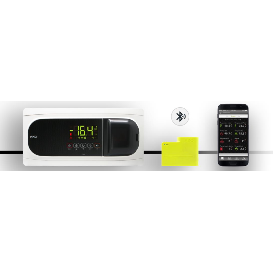 ADVANCED TEMPERATURE CONTROLLER FOR COLD ROOMS AKO-16524A ADVANCED TEMPERATURE CONTROLLER FOR COLD ROOMS AKO-16524A