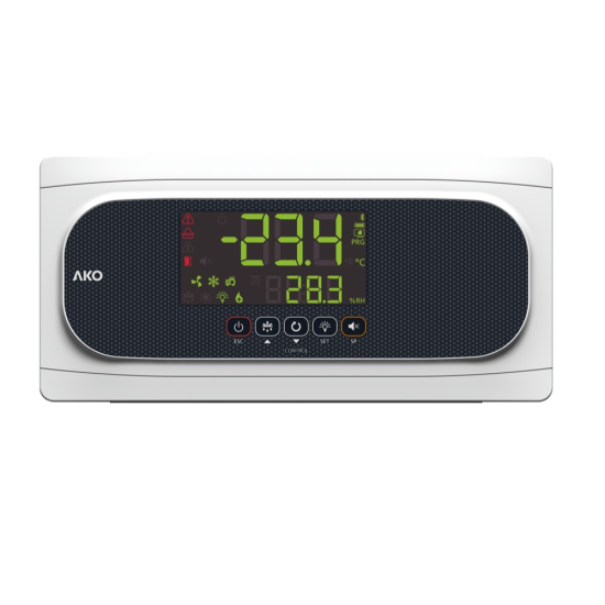 TEMPERATURE AND MOISTURE CONTROLLER FOR CONSERVATION AND MATURATION CHAMBERS AKOCORE AKO-16624 TEMPERATURE AND MOISTURE CONTROLLER FOR CONSERVATION AND MATURATION CHAMBERS AKOCORE AKO-16624