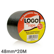 ΤΑΙΝΙΑ ΚΛΙΜΑΤΙΣΤΙΚΟΥ PVC , ΜΕ ΚΟΛΛΑ , ΜΑΥΡΗ , 20m , LOGO ...