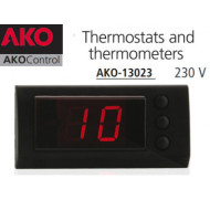 THERMOSTAT AND THERMOMETER Range from -50 ºC to +99 ºC, ΑΚΟ - 13023 , panel mounting, small format "AKO"