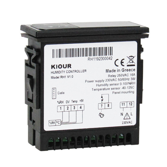 ΕΛΕΓΚΤΗΣ ΥΓΡΑΣΙΑΣ RH1,220V, KIOUR ΕΛΕΓΚΤΗΣ ΥΓΡΑΣΙΑΣ RH1,220V, KIOUR