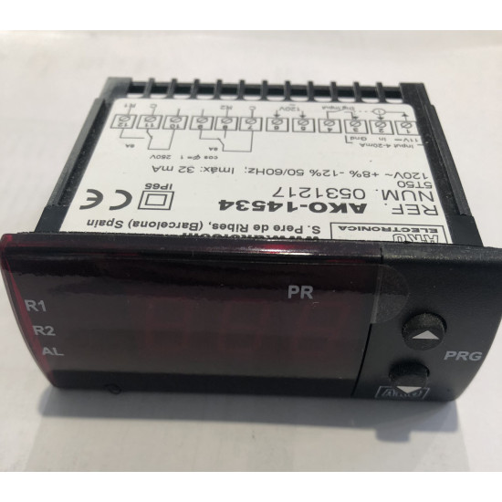 Input controllers 4/20mA Range from -999 to +999. 2 relays, panel mounting "AKO" Input controllers 4/20mA Range from -999 to +999. 2 relays, panel mounting "AKO"