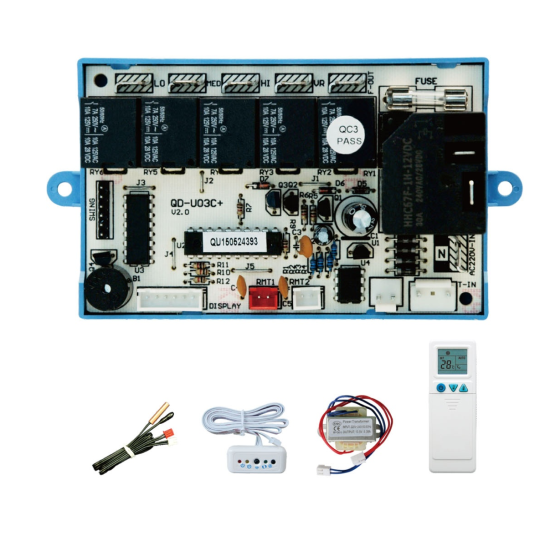 QD-U03C+ Universal Air Conditioner PCB Board with AC Remote Control System QD-U03C+ Universal Air Conditioner PCB Board with AC Remote Control System