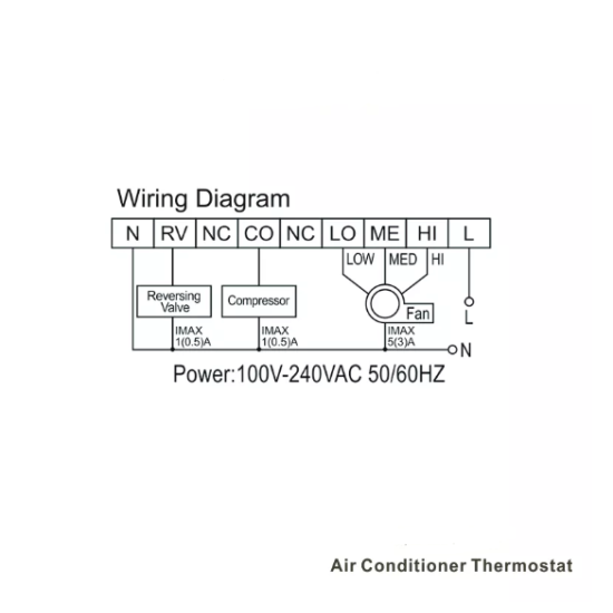 ACRTOOLS ACR-HVAC09 Programmable Digital Thermostat digital for central air conditioner ACRTOOLS ACR-HVAC09 Programmable Digital Thermostat digital for central air conditioner
