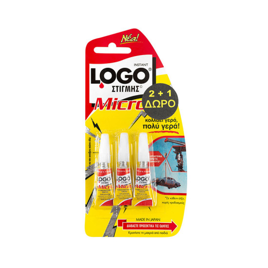 Logo Instant Glue Micro 2gr + 1gr Logo Instant Glue Micro 2gr + 1gr