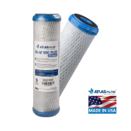 3-fold FILTER, CARBON/SEDIMENT/ODOR, 0.5 micron, SILVER ACRCB-AF VOC PLUS