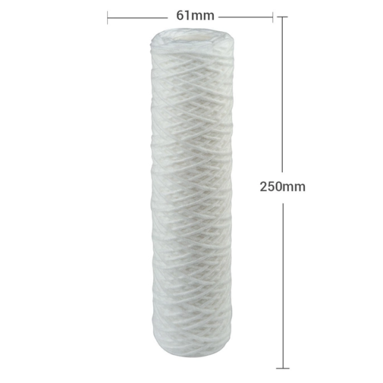 FILAMENT FILTER 10", 10microns for central supply CASE ...