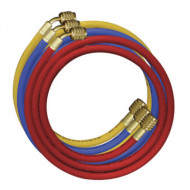 Λάστιχο μετάγγισης 49360-JT 1.5m R410 1/4" x 5/16" 45° με nylon MASTERCOOL USA 