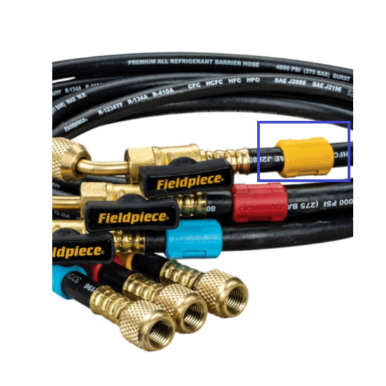HR3B - 1/4" Ball Valve Hose Set, FIELDPIECE 