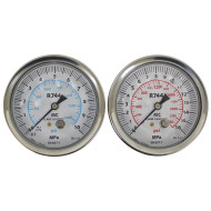 Low Pressure Oil Filled Replacement Gauge 70 mm PSI/MPa R744 MASTERCOOL USA