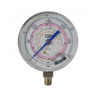 MANOMETER Ø80 RGO4L R410/22/407 Bar/psi/C/CLS1 Low Side CPS USA