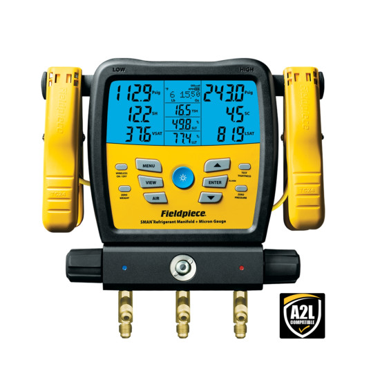 SM380V – SMAN Refrigerant Manifold 3-port l Wireless, FIELDPIECE 