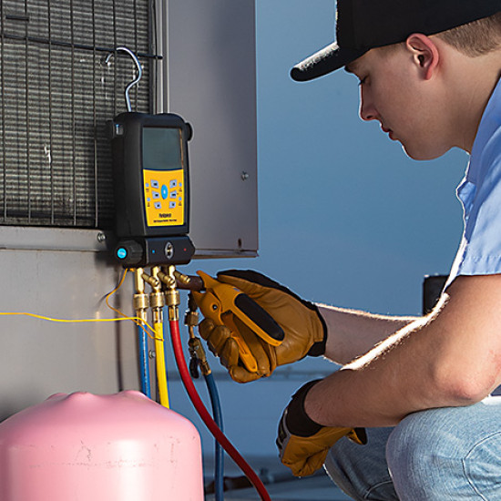 SM380V – SMAN Refrigerant Manifold 3-port l Wireless, FIELDPIECE 