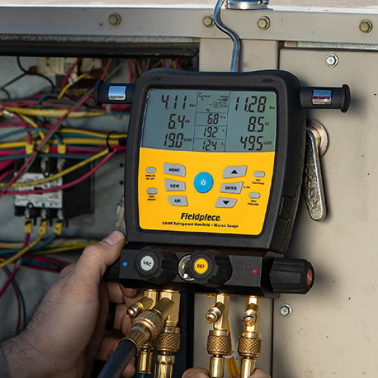 SM480V – SMAN Wireless Refrigerant 4-port Manifold, FIELDPIECE