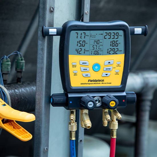 SM480V – SMAN Wireless Refrigerant 4-port Manifold, FIELDPIECE