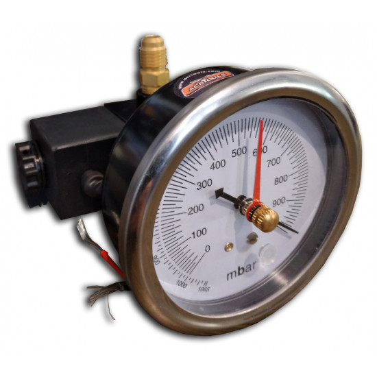 MAGNETIC VALVE & VACUUM GAUGE SET ACR-S2, to R410a, ACRTOOLS