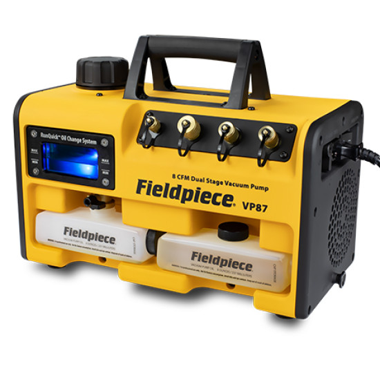 ΑΝΤΛΙΑ ΚΕΝΟΥ VP87EU, 8CFM, (225lt/min), 3/4Hp, 15mic, 230 DC Inverter, A2L, FIELDPIECE 