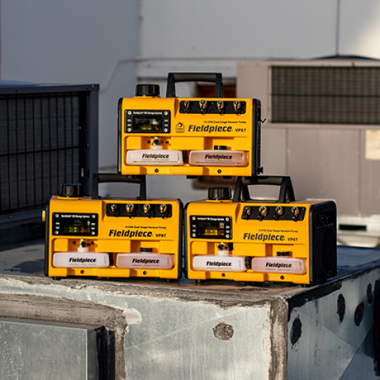 ΑΝΤΛΙΑ ΚΕΝΟΥ VP833EU, 8CFM, (225lt/min), 3/4Hp, 15mic, 230/110VAC DC Inverter, ATEX (A3), FIELDPIECE