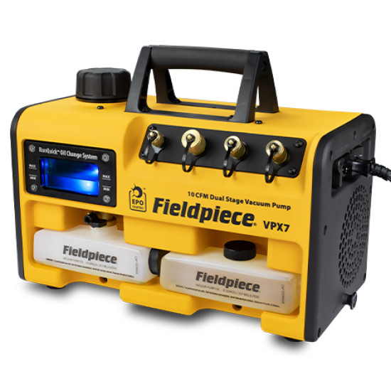 ΑΝΤΛΙΑ ΚΕΝΟΥ VPX33EU, 10CFM, (280lt/min), 3/4Hp, 15mic, 230/110VAC DC Inverter, ATEX (A3), FIELDPIECE
