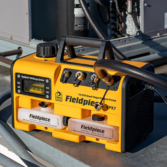 ΑΝΤΛΙΑ ΚΕΝΟΥ VPX33EU, 10CFM, (280lt/min), 3/4Hp, 15mic, 230/110VAC DC Inverter, ATEX (A3), FIELDPIECE