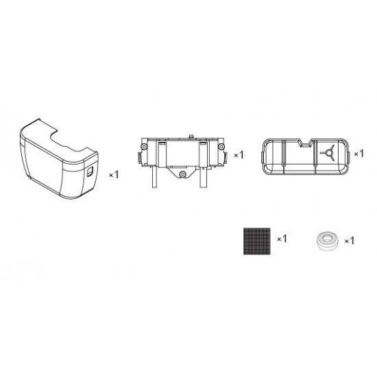REMOVAL PUMP with "MUTE WEDGE" mini container, ACRTOOLS