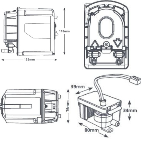 ΑΝΤΛΙΑ ΠΕΡΙΣΤΑΛΤΙΚΗ PERI ProAir + "float sensor", ASPEN