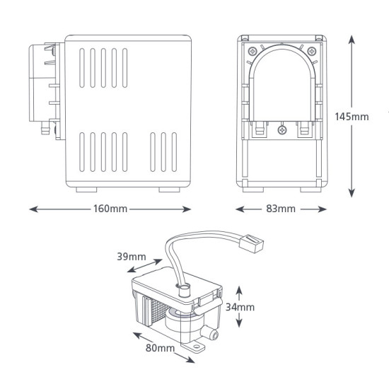 MECHANICAL CONDENSATE PUMP WITHOUT ALARM 6.5L, ASPEN