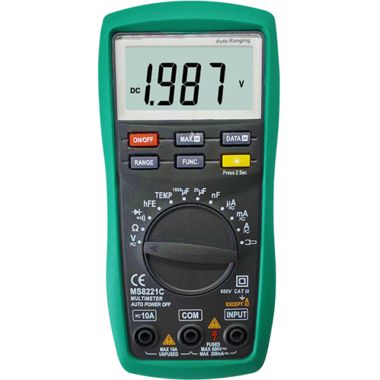 ΠΟΛΥΜΕΤΡΟ ΗΛΕΚΤΡΟΝΙΚΟ ACR8221C-ΘΕΡΜΟΜΕΤΡΟ, ACRTOOLS ΠΟΛΥΜΕΤΡΟ ΗΛΕΚΤΡΟΝΙΚΟ ACR8221C-ΘΕΡΜΟΜΕΤΡΟ, ACRTOOLS