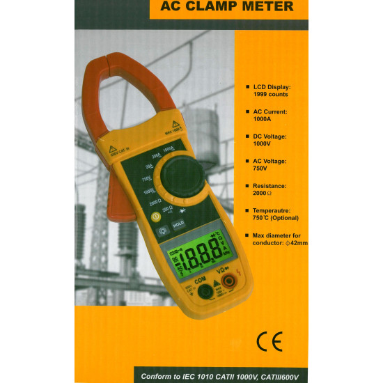 ΑC current clamp with thermometer ACR310 ACRTOOLS