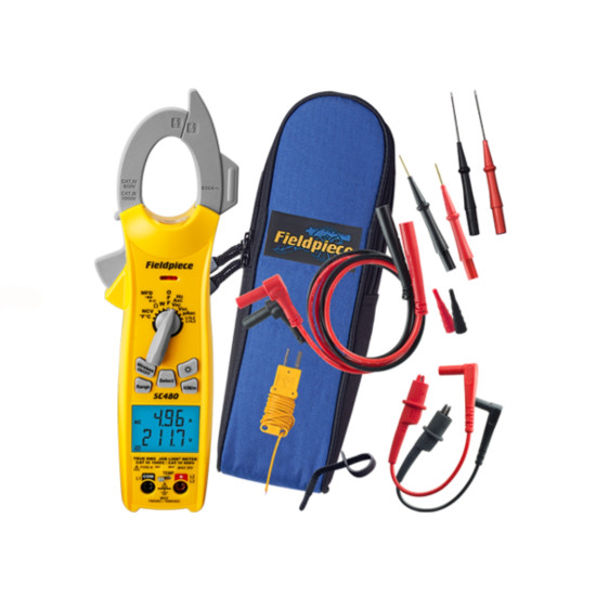 SC480 Wireless Clamp Meter Dual Display | Power, Fieldpiece